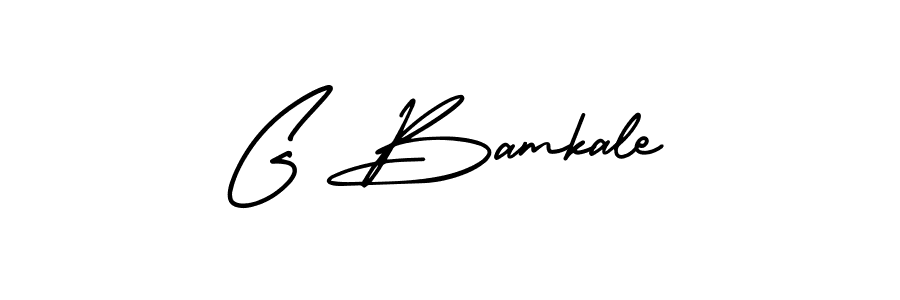 How to Draw G Bamkale signature style? AmerikaSignatureDemo-Regular is a latest design signature styles for name G Bamkale. G Bamkale signature style 3 images and pictures png