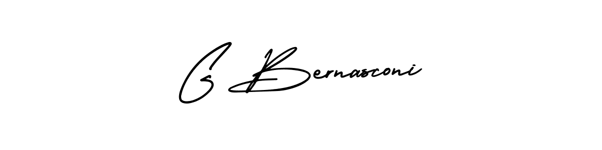 Make a beautiful signature design for name G Bernasconi. With this signature (AmerikaSignatureDemo-Regular) style, you can create a handwritten signature for free. G Bernasconi signature style 3 images and pictures png