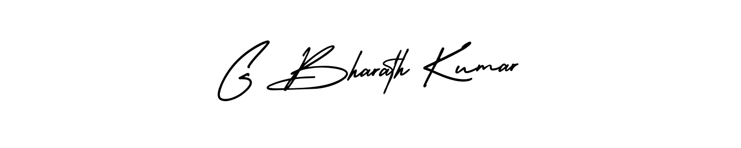 How to make G Bharath Kumar signature? AmerikaSignatureDemo-Regular is a professional autograph style. Create handwritten signature for G Bharath Kumar name. G Bharath Kumar signature style 3 images and pictures png