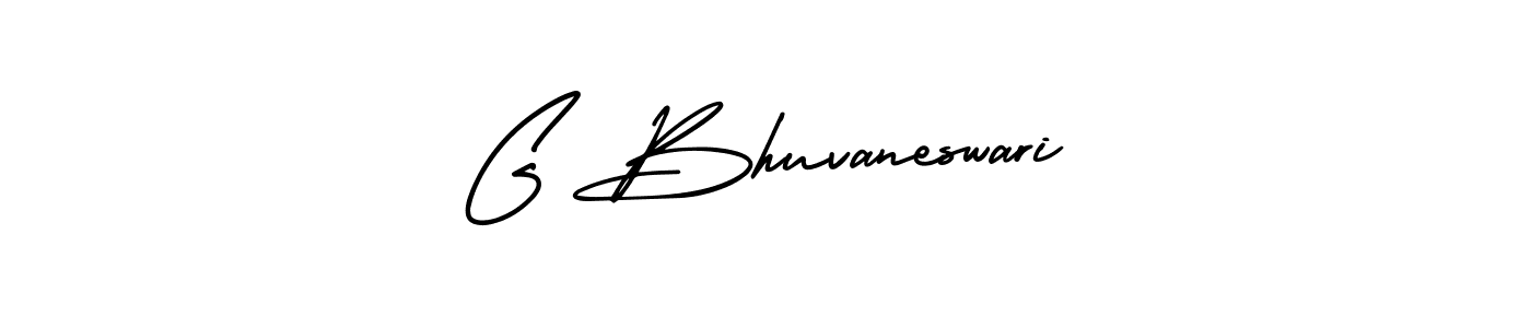 You should practise on your own different ways (AmerikaSignatureDemo-Regular) to write your name (G Bhuvaneswari) in signature. don't let someone else do it for you. G Bhuvaneswari signature style 3 images and pictures png