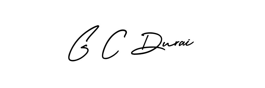 G C Durai stylish signature style. Best Handwritten Sign (AmerikaSignatureDemo-Regular) for my name. Handwritten Signature Collection Ideas for my name G C Durai. G C Durai signature style 3 images and pictures png