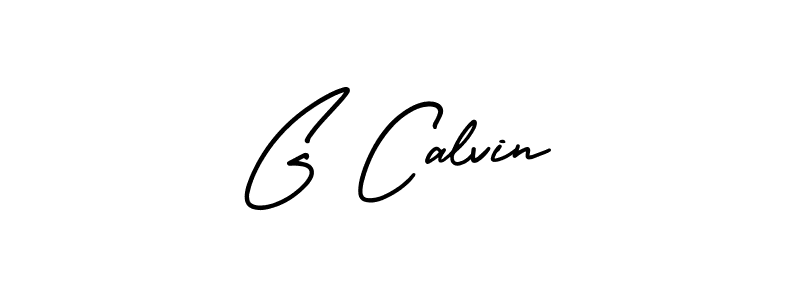 You should practise on your own different ways (AmerikaSignatureDemo-Regular) to write your name (G Calvin) in signature. don't let someone else do it for you. G Calvin signature style 3 images and pictures png