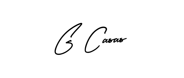 Use a signature maker to create a handwritten signature online. With this signature software, you can design (AmerikaSignatureDemo-Regular) your own signature for name G Casas. G Casas signature style 3 images and pictures png