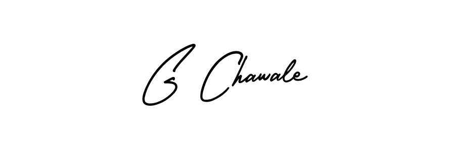 G Chawale stylish signature style. Best Handwritten Sign (AmerikaSignatureDemo-Regular) for my name. Handwritten Signature Collection Ideas for my name G Chawale. G Chawale signature style 3 images and pictures png