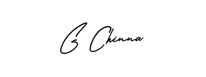 if you are searching for the best signature style for your name G Chinna. so please give up your signature search. here we have designed multiple signature styles  using AmerikaSignatureDemo-Regular. G Chinna signature style 3 images and pictures png