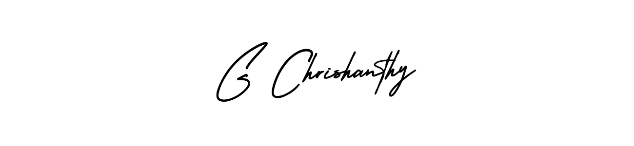 Also You can easily find your signature by using the search form. We will create G Chrishanthy name handwritten signature images for you free of cost using AmerikaSignatureDemo-Regular sign style. G Chrishanthy signature style 3 images and pictures png