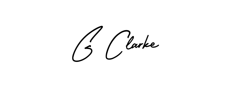 if you are searching for the best signature style for your name G Clarke. so please give up your signature search. here we have designed multiple signature styles  using AmerikaSignatureDemo-Regular. G Clarke signature style 3 images and pictures png