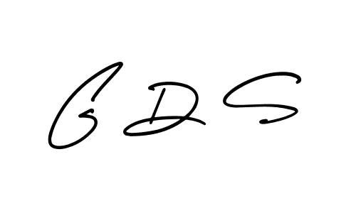 Create a beautiful signature design for name G D S. With this signature (AmerikaSignatureDemo-Regular) fonts, you can make a handwritten signature for free. G D S signature style 3 images and pictures png