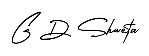 The AmerikaSignatureDemo-Regular lettering style adds unique flourish to name G D Shweta. Stand out with a custom digital autograph made in seconds. G D Shweta signature style 3 images and pictures png