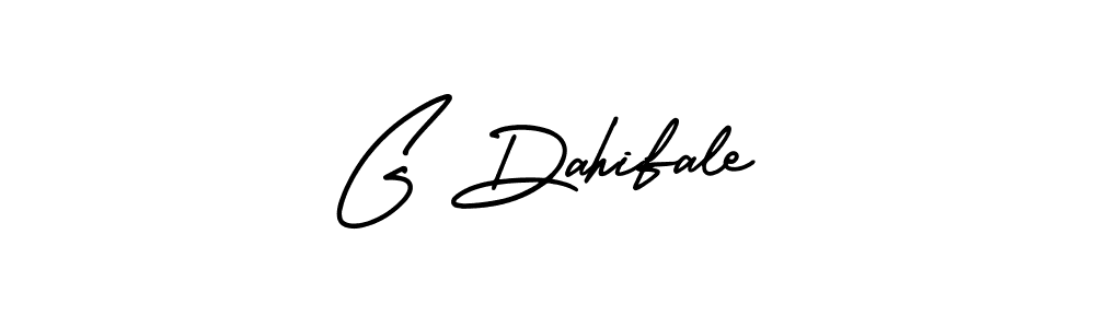 Similarly AmerikaSignatureDemo-Regular is the best handwritten signature design. Signature creator online .You can use it as an online autograph creator for name G Dahifale. G Dahifale signature style 3 images and pictures png