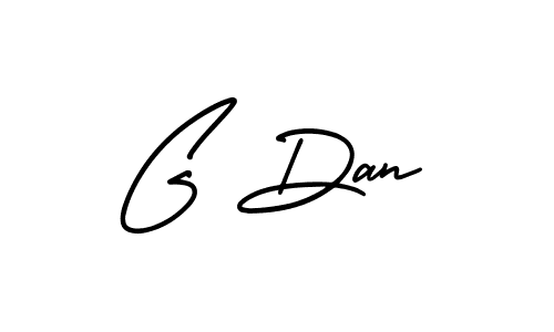 Create a beautiful signature design for name G Dan. With this signature (AmerikaSignatureDemo-Regular) fonts, you can make a handwritten signature for free. G Dan signature style 3 images and pictures png