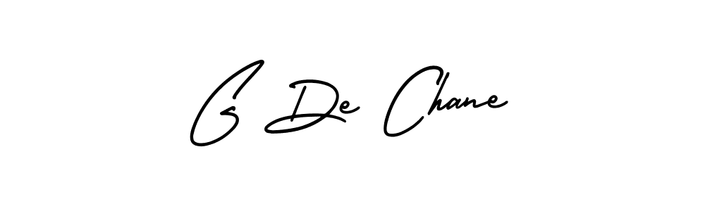 How to make G De Chane signature? AmerikaSignatureDemo-Regular is a professional autograph style. Create handwritten signature for G De Chane name. G De Chane signature style 3 images and pictures png