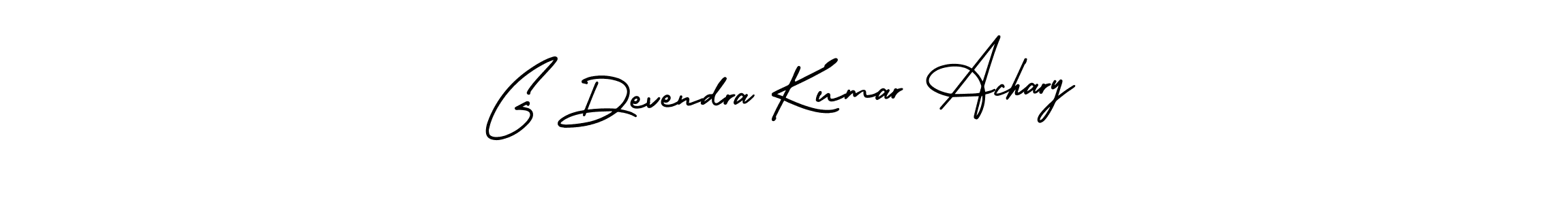 Similarly AmerikaSignatureDemo-Regular is the best handwritten signature design. Signature creator online .You can use it as an online autograph creator for name G Devendra Kumar Achary. G Devendra Kumar Achary signature style 3 images and pictures png