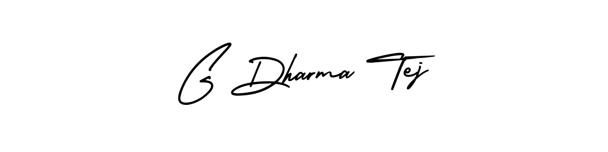 Make a beautiful signature design for name G Dharma Tej. Use this online signature maker to create a handwritten signature for free. G Dharma Tej signature style 3 images and pictures png