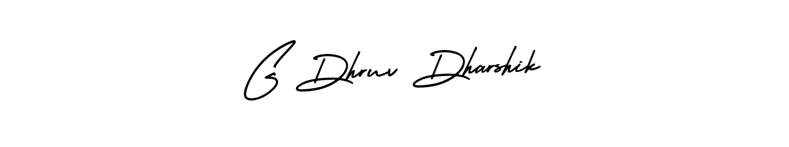 Design your own signature with our free online signature maker. With this signature software, you can create a handwritten (AmerikaSignatureDemo-Regular) signature for name G Dhruv Dharshik. G Dhruv Dharshik signature style 3 images and pictures png