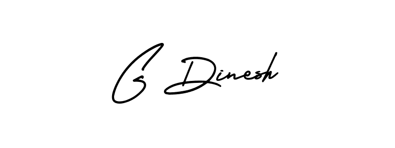 G Dinesh stylish signature style. Best Handwritten Sign (AmerikaSignatureDemo-Regular) for my name. Handwritten Signature Collection Ideas for my name G Dinesh. G Dinesh signature style 3 images and pictures png