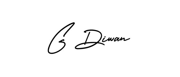 This is the best signature style for the G Diwan name. Also you like these signature font (AmerikaSignatureDemo-Regular). Mix name signature. G Diwan signature style 3 images and pictures png