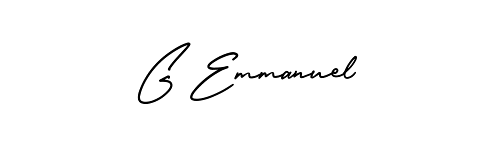 Also You can easily find your signature by using the search form. We will create G Emmanuel name handwritten signature images for you free of cost using AmerikaSignatureDemo-Regular sign style. G Emmanuel signature style 3 images and pictures png