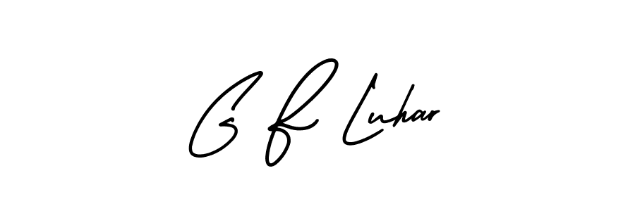 Once you've used our free online signature maker to create your best signature AmerikaSignatureDemo-Regular style, it's time to enjoy all of the benefits that G F Luhar name signing documents. G F Luhar signature style 3 images and pictures png