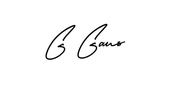 Make a beautiful signature design for name G Gaus. Use this online signature maker to create a handwritten signature for free. G Gaus signature style 3 images and pictures png