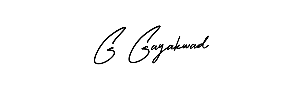 AmerikaSignatureDemo-Regular is a professional signature style that is perfect for those who want to add a touch of class to their signature. It is also a great choice for those who want to make their signature more unique. Get G Gayakwad name to fancy signature for free. G Gayakwad signature style 3 images and pictures png