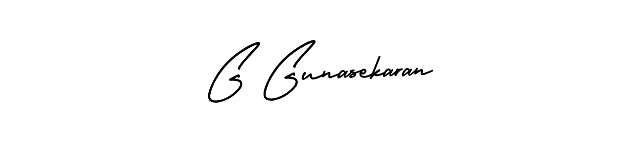It looks lik you need a new signature style for name G Gunasekaran. Design unique handwritten (AmerikaSignatureDemo-Regular) signature with our free signature maker in just a few clicks. G Gunasekaran signature style 3 images and pictures png