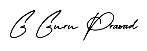 Discover the perfect balance of readability and style for G Guru Prasad with AmerikaSignatureDemo-Regular font. Create your dream signature today. G Guru Prasad signature style 3 images and pictures png