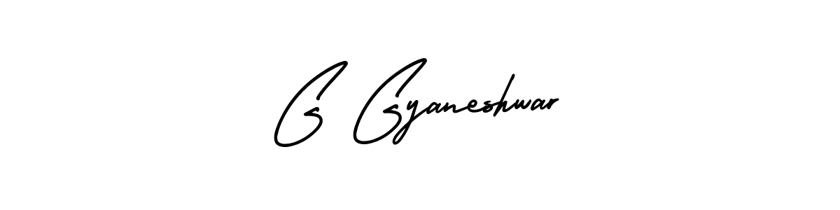 How to make G Gyaneshwar signature? AmerikaSignatureDemo-Regular is a professional autograph style. Create handwritten signature for G Gyaneshwar name. G Gyaneshwar signature style 3 images and pictures png