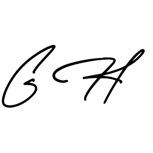 This is the best signature style for the G H name. Also you like these signature font (AmerikaSignatureDemo-Regular). Mix name signature. G H signature style 3 images and pictures png