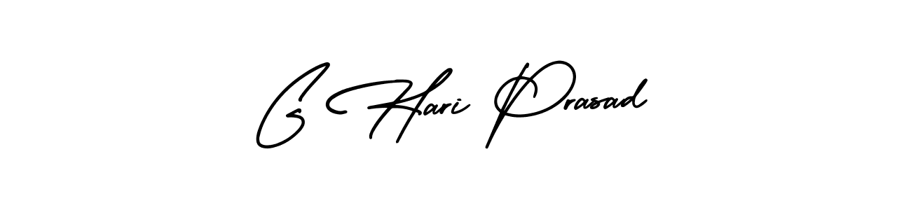 You should practise on your own different ways (AmerikaSignatureDemo-Regular) to write your name (G Hari Prasad) in signature. don't let someone else do it for you. G Hari Prasad signature style 3 images and pictures png