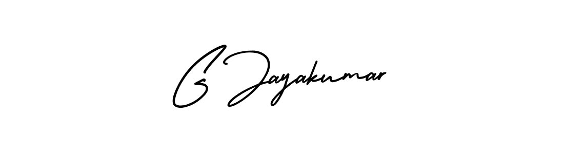 Design your own signature with our free online signature maker. With this signature software, you can create a handwritten (AmerikaSignatureDemo-Regular) signature for name G Jayakumar. G Jayakumar signature style 3 images and pictures png