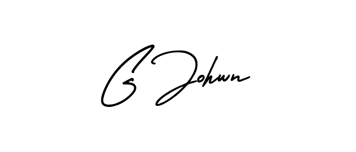 Also we have G Johwn name is the best signature style. Create professional handwritten signature collection using AmerikaSignatureDemo-Regular autograph style. G Johwn signature style 3 images and pictures png