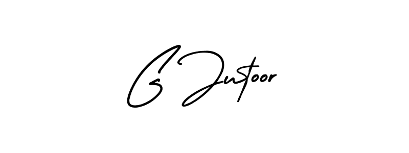 Check out images of Autograph of G Jutoor name. Actor G Jutoor Signature Style. AmerikaSignatureDemo-Regular is a professional sign style online. G Jutoor signature style 3 images and pictures png