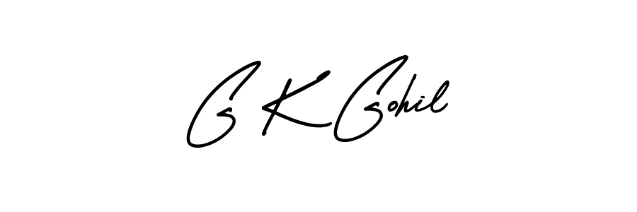 It looks lik you need a new signature style for name G K Gohil. Design unique handwritten (AmerikaSignatureDemo-Regular) signature with our free signature maker in just a few clicks. G K Gohil signature style 3 images and pictures png
