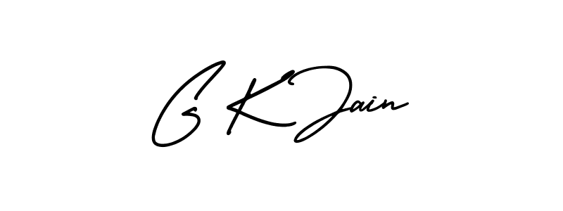 This is the best signature style for the G K Jain name. Also you like these signature font (AmerikaSignatureDemo-Regular). Mix name signature. G K Jain signature style 3 images and pictures png