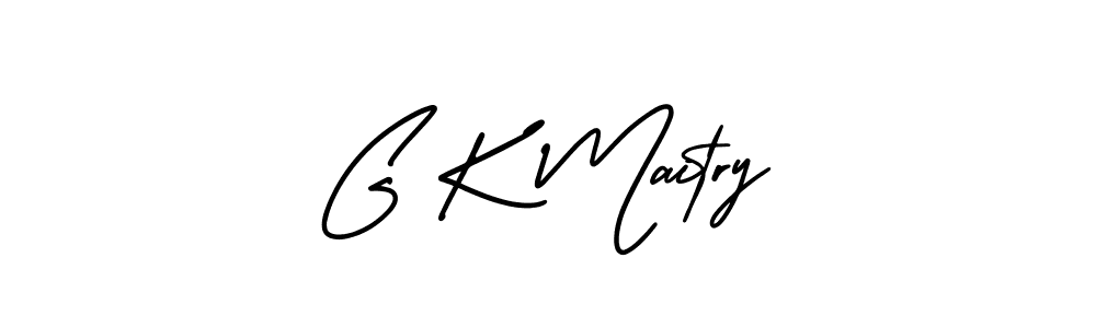 Make a beautiful signature design for name G K Maitry. With this signature (AmerikaSignatureDemo-Regular) style, you can create a handwritten signature for free. G K Maitry signature style 3 images and pictures png