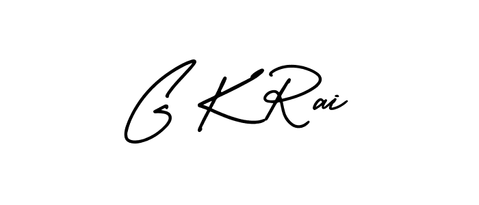 It looks lik you need a new signature style for name G K Rai. Design unique handwritten (AmerikaSignatureDemo-Regular) signature with our free signature maker in just a few clicks. G K Rai signature style 3 images and pictures png