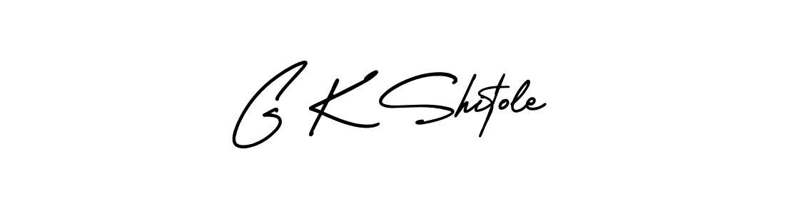 How to make G K Shitole signature? AmerikaSignatureDemo-Regular is a professional autograph style. Create handwritten signature for G K Shitole name. G K Shitole signature style 3 images and pictures png