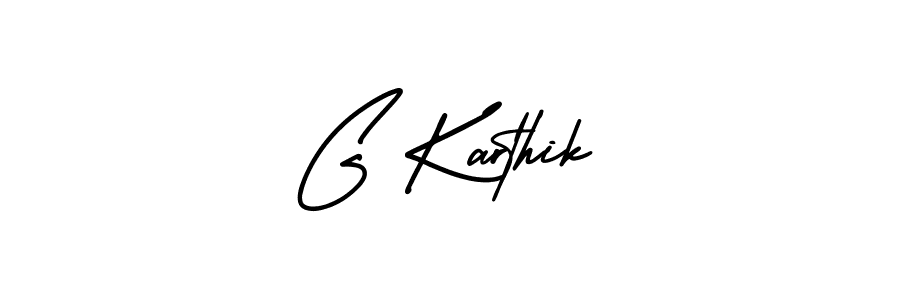 G Karthik stylish signature style. Best Handwritten Sign (AmerikaSignatureDemo-Regular) for my name. Handwritten Signature Collection Ideas for my name G Karthik. G Karthik signature style 3 images and pictures png