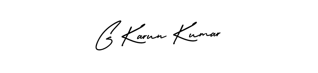 It looks lik you need a new signature style for name G Karun Kumar. Design unique handwritten (AmerikaSignatureDemo-Regular) signature with our free signature maker in just a few clicks. G Karun Kumar signature style 3 images and pictures png