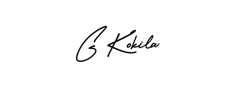 Best and Professional Signature Style for G Kokila. AmerikaSignatureDemo-Regular Best Signature Style Collection. G Kokila signature style 3 images and pictures png