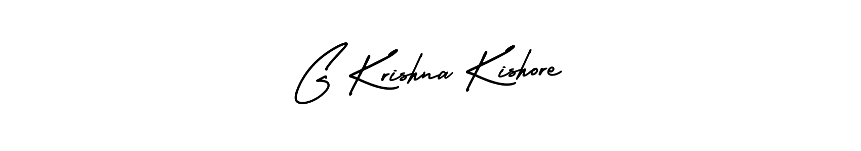 It looks lik you need a new signature style for name G Krishna Kishore. Design unique handwritten (AmerikaSignatureDemo-Regular) signature with our free signature maker in just a few clicks. G Krishna Kishore signature style 3 images and pictures png