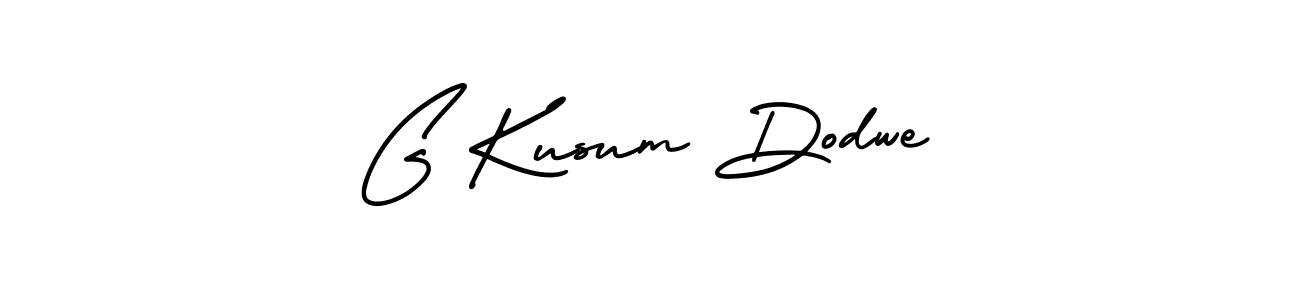 Best and Professional Signature Style for G Kusum Dodwe. AmerikaSignatureDemo-Regular Best Signature Style Collection. G Kusum Dodwe signature style 3 images and pictures png