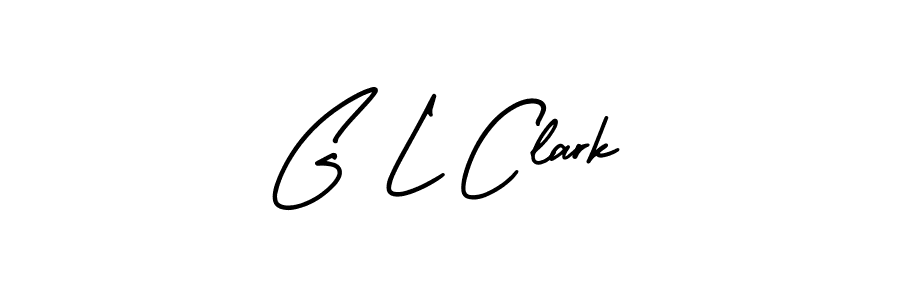 Design your own signature with our free online signature maker. With this signature software, you can create a handwritten (AmerikaSignatureDemo-Regular) signature for name G L Clark. G L Clark signature style 3 images and pictures png