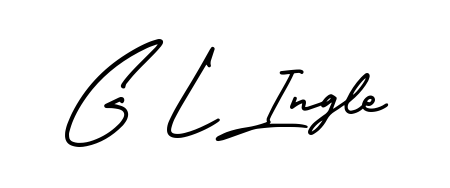 Get inspired by this graceful AmerikaSignatureDemo-Regular signature style for name G L Ingle. Smooth loops and balanced proportions for everyday use. G L Ingle signature style 3 images and pictures png