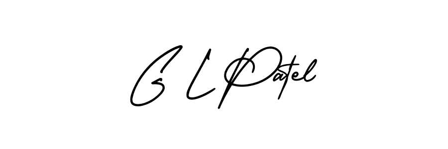 Similarly AmerikaSignatureDemo-Regular is the best handwritten signature design. Signature creator online .You can use it as an online autograph creator for name G L Patel. G L Patel signature style 3 images and pictures png