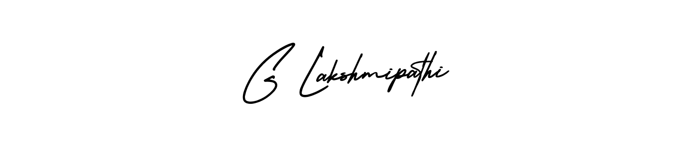 This is the best signature style for the G Lakshmipathi name. Also you like these signature font (AmerikaSignatureDemo-Regular). Mix name signature. G Lakshmipathi signature style 3 images and pictures png