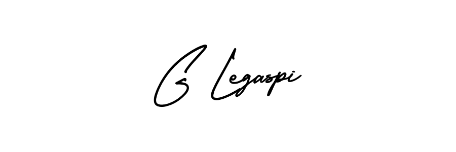 This is the best signature style for the G Legaspi name. Also you like these signature font (AmerikaSignatureDemo-Regular). Mix name signature. G Legaspi signature style 3 images and pictures png