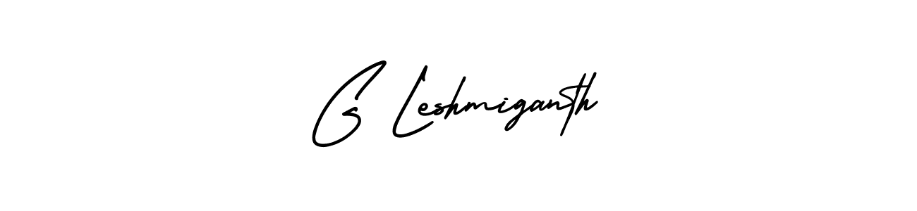 G Leshmiganth stylish signature style. Best Handwritten Sign (AmerikaSignatureDemo-Regular) for my name. Handwritten Signature Collection Ideas for my name G Leshmiganth. G Leshmiganth signature style 3 images and pictures png