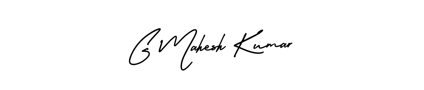 How to make G Mahesh Kumar signature? AmerikaSignatureDemo-Regular is a professional autograph style. Create handwritten signature for G Mahesh Kumar name. G Mahesh Kumar signature style 3 images and pictures png